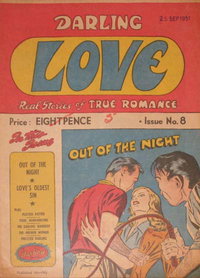 Darling Love Real Stories of True Romance  #8 ([September 1951?])