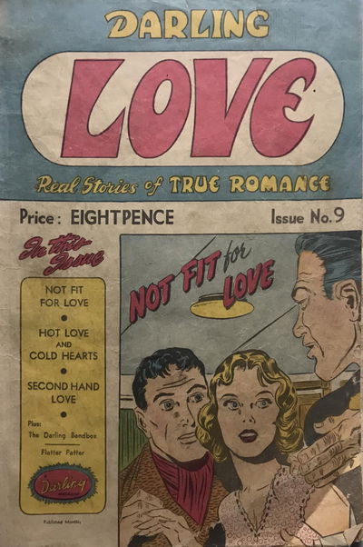 Darling Love Real Stories of True Romance (HJ Edwards, 1951? series) #9 [October 1951?]