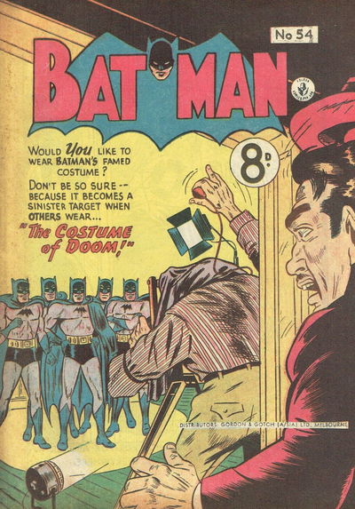 Batman (Colour Comics, 1950 series) #54 [November 1954]