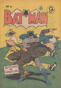 Batman (Colour Comics, 1950 series)  #61 ([June 1955]) — Batman the Magician