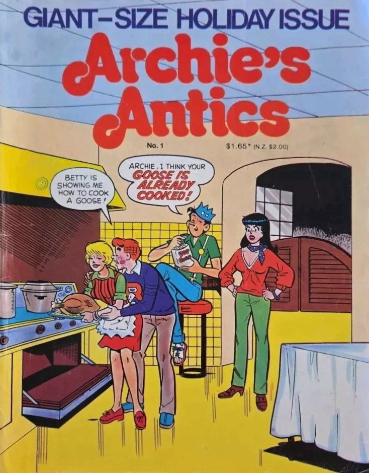 Archie's Antics Giant-Size Holiday Issue (Yaffa/Page, 1978? series) #1 — Giant-Size Holiday Issue (January 1979)