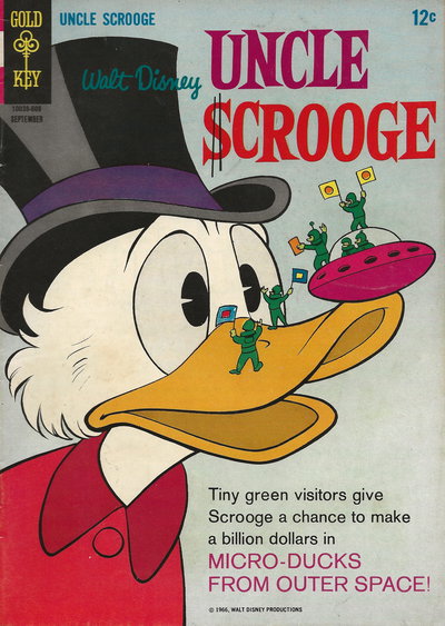Walt Disney Uncle Scrooge  #65 (September 1966)