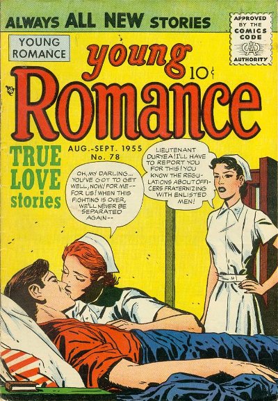 Young Romance (Prize, 1947 series) v8#6 (78) (August-September 1955)