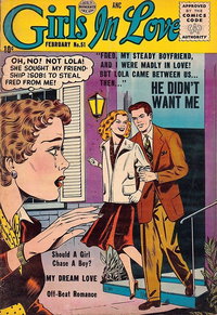 Girls in Love  #51 (February 1956)