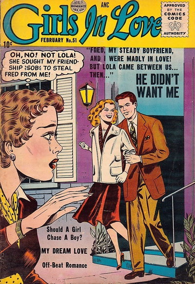 Girls in Love  #51 (February 1956)