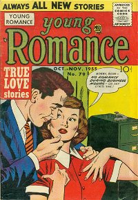 Young Romance (Prize, 1947 series) v8#7 (79) (October-November 1955)