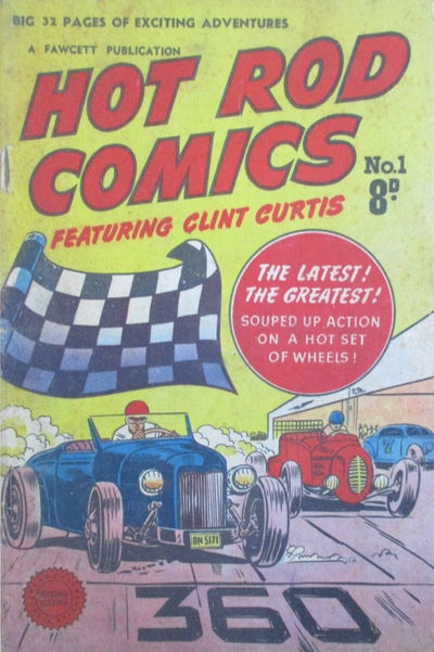 Hot Rod Comics Featuring Clint Curtis (Cleland, 1952? series) #1