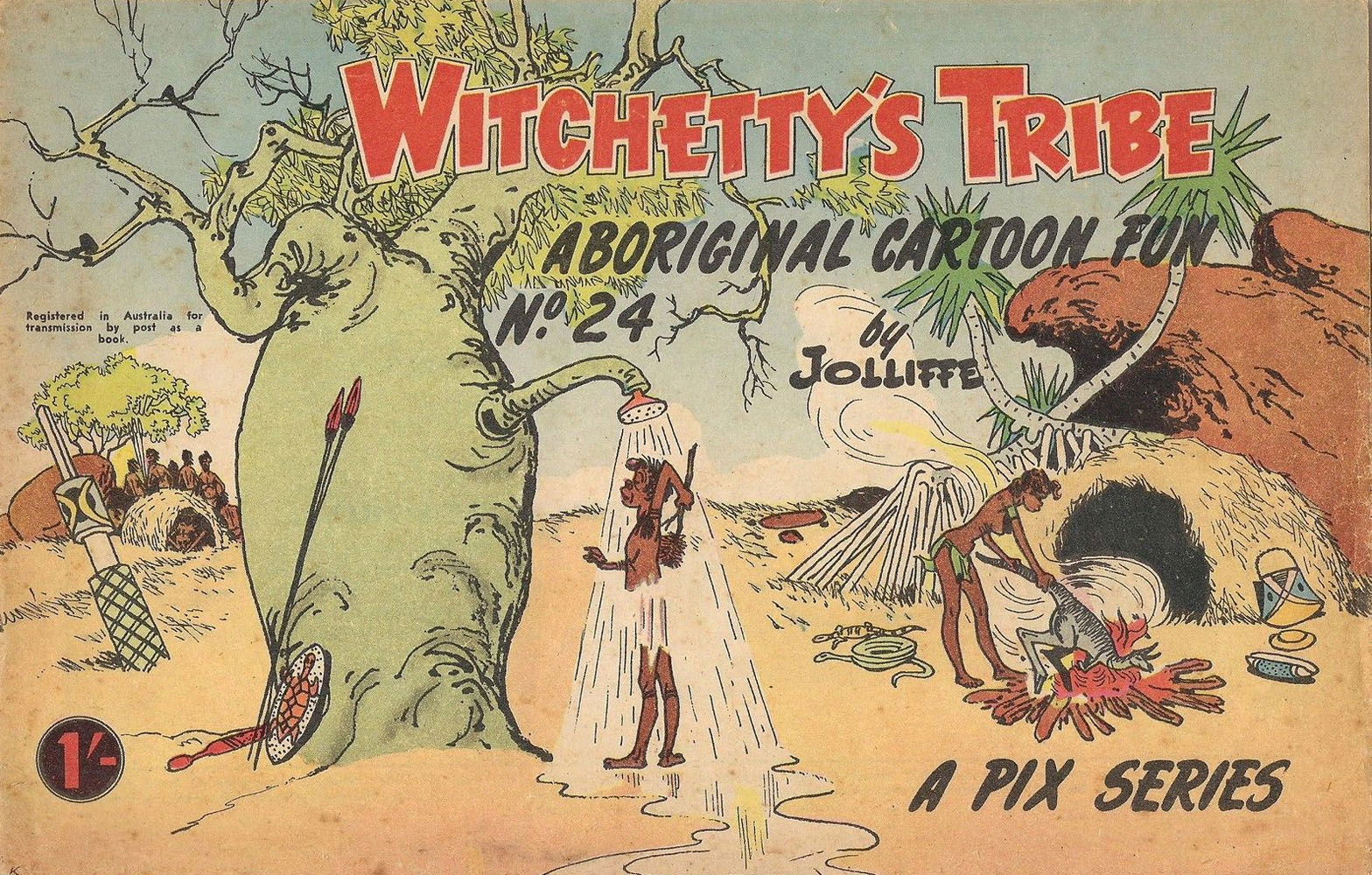 Witchetty's Tribe Aboriginal Cartoon Fun (Sungravure, 1952 series) #24 ([1962?])