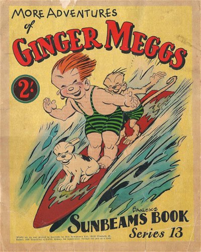 The "Sunbeams" Book (ANL, 1924 series) #13 ([1936]) —More Adventures of Ginger Meggs