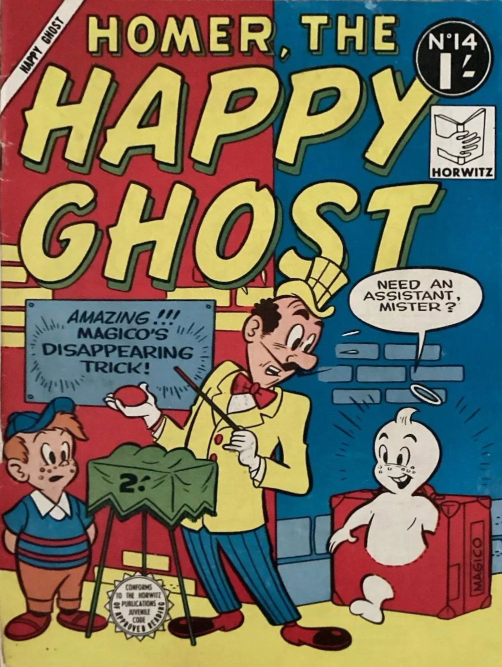 Homer, the Happy Ghost (Horwitz, 1956 series) #14 ([1957?])
