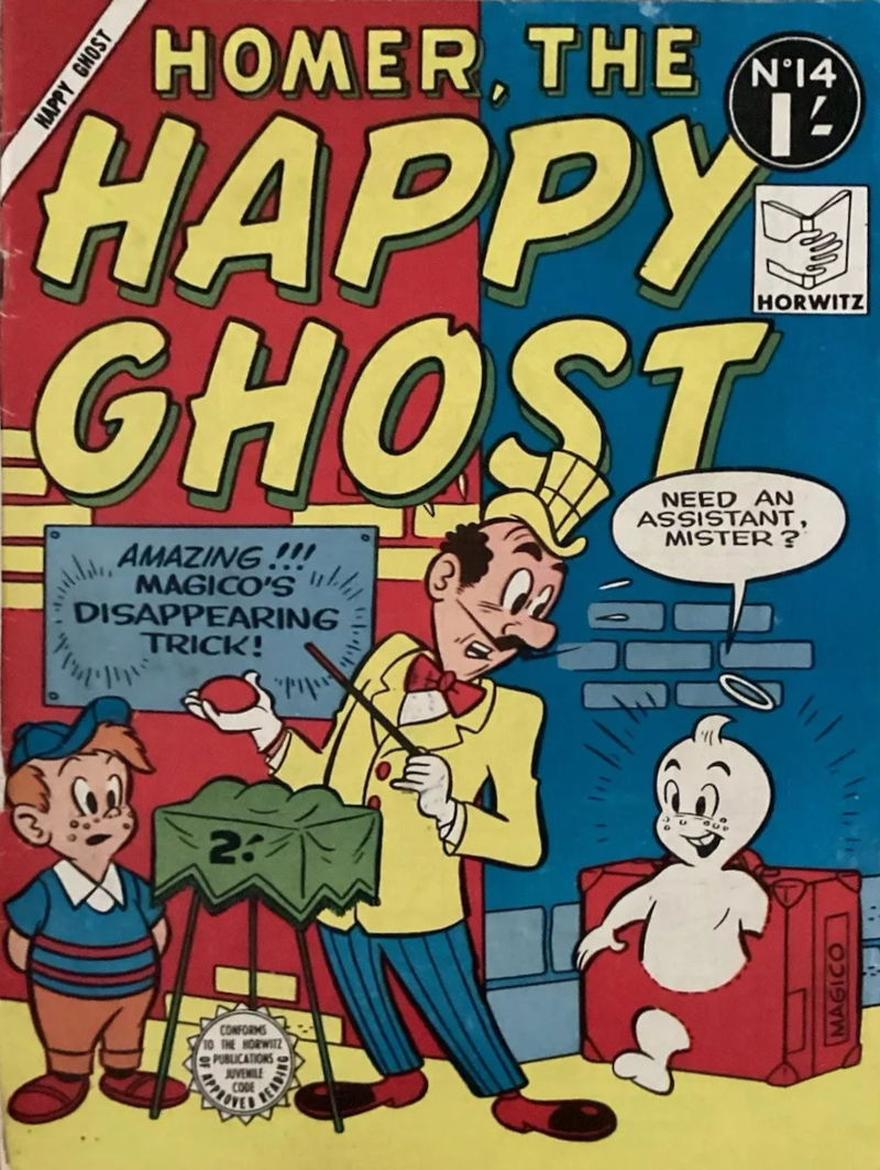 Homer, the Happy Ghost (Horwitz, 1956 series) #14 ([1957?])