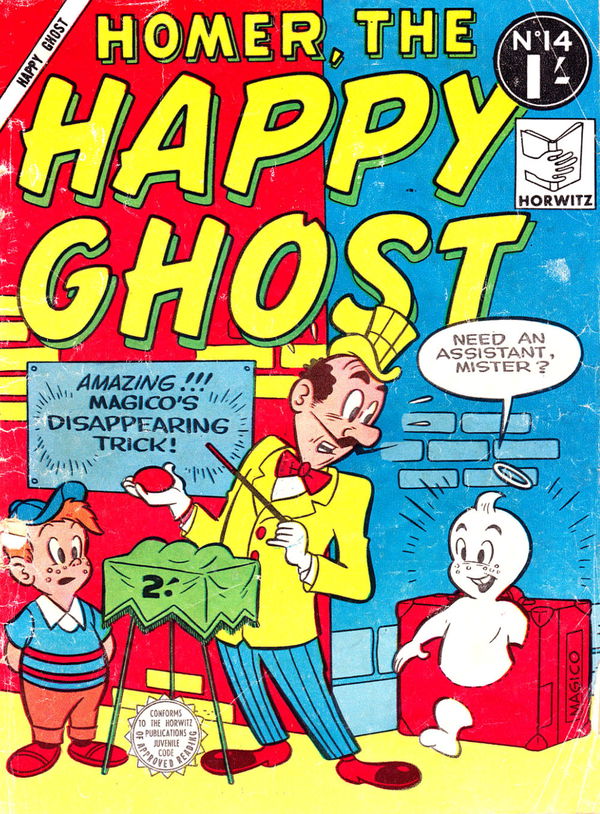 Homer, the Happy Ghost (Horwitz, 1956 series) #14 ([1957?])