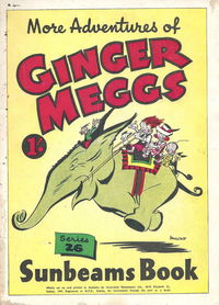 The "Sunbeams" Book (ANL, 1924 series) #26 — More Adventures of Ginger Meggs [1949]