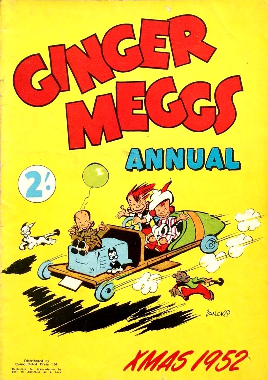 Ginger Meggs Annual (Shakespeare Head, 1952 series)  — Xmas 1952 (Xmas 1952)