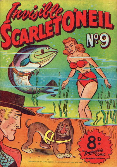 Invisible Scarlet O'Neil (Invincible, 1946? series) #9 [April 1951?]