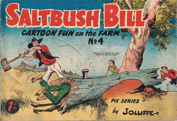Saltbush Bill Cartoon Fun on the Farm (Sungravure, 1947 series) #4 ([October 1949?])