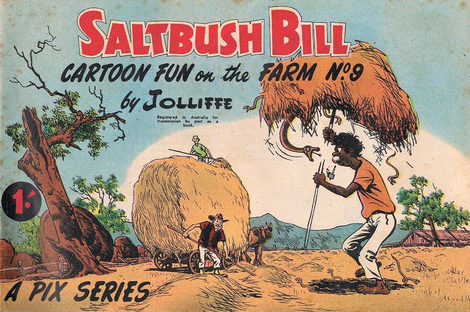 Saltbush Bill Cartoon Fun on the Farm (Sungravure, 1947 series) #9 ([October 1954?])