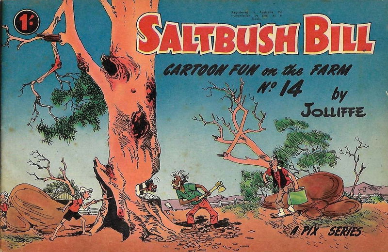 Saltbush Bill Cartoon Fun on the Farm (Sungravure, 1947 series) #14 ([1957?])
