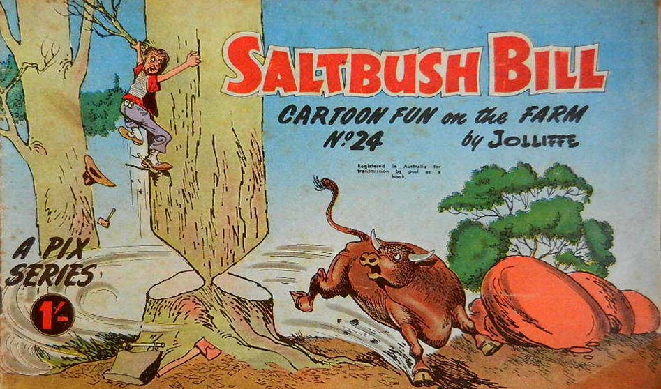 Saltbush Bill Cartoon Fun on the Farm (Sungravure, 1947 series) #24 (August 1960)