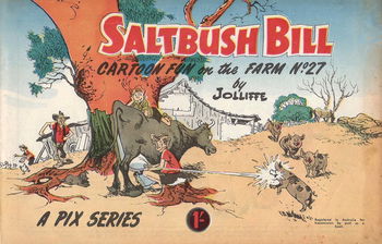Saltbush Bill Cartoon Fun on the Farm (Sungravure, 1947 series) #27 ([August 1961?])
