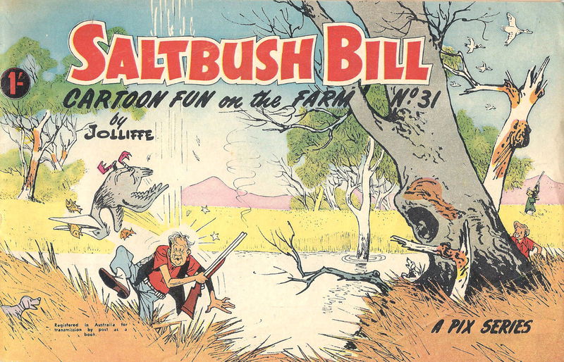 Saltbush Bill Cartoon Fun on the Farm (Sungravure, 1947 series) #31 ([March 1965?])