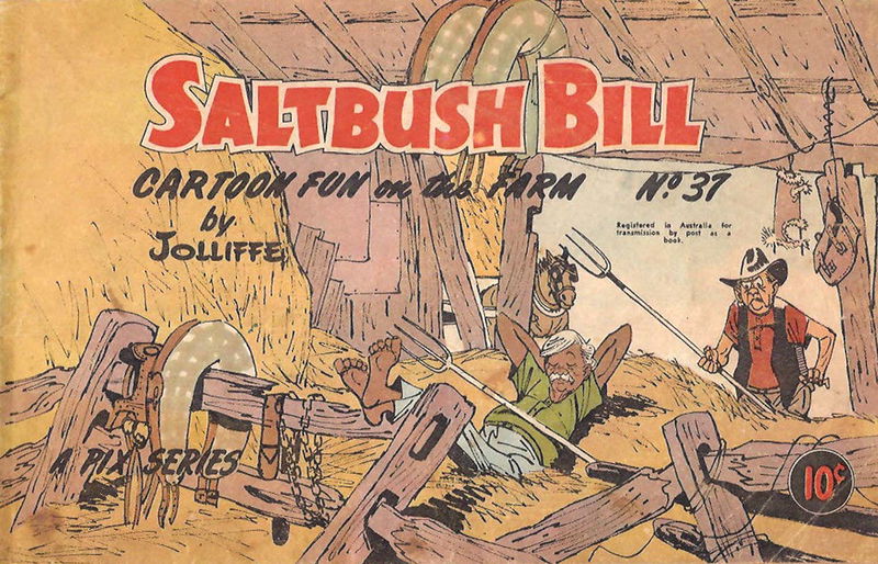 Saltbush Bill Cartoon Fun on the Farm (Sungravure, 1947 series) #37 ([March 1967?])