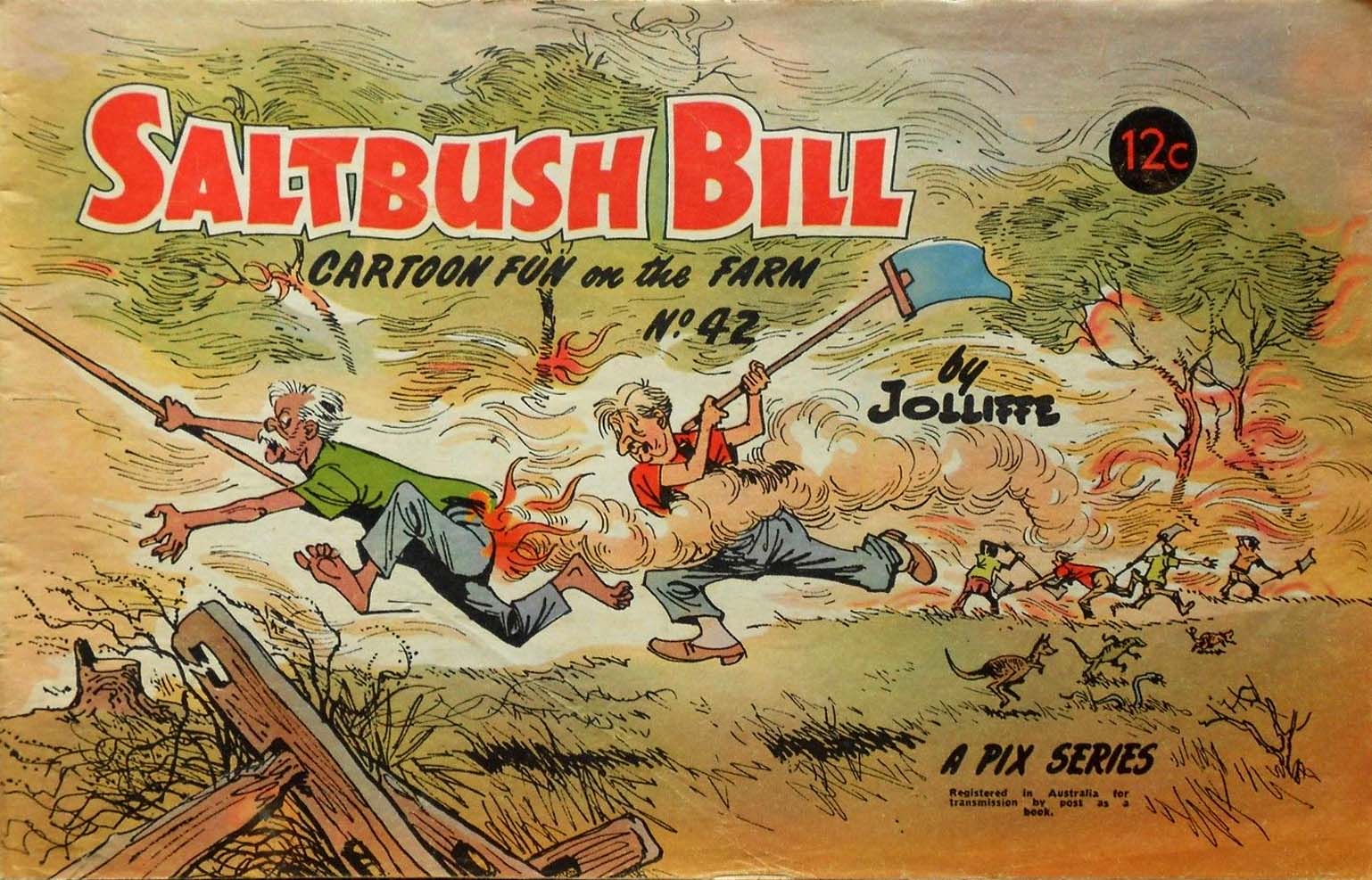 Saltbush Bill Cartoon Fun on the Farm (Sungravure, 1947 series) #42 ([November 1968?])