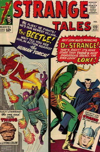 Strange Tales (Marvel, 1951 series)  #123 (August 1964) — The Beetle!/Loki!
