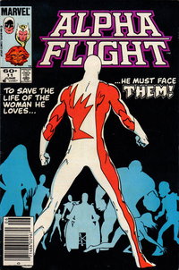 Alpha Flight (Marvel, 1983 series)  #11 (June 1984) — To Save the Life of the Woman He Loves... He Must Face Them!
