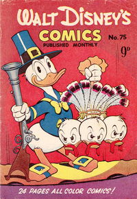 Walt Disney's Comics (WG Publications, 1946 series) v7#3 (75) 1952