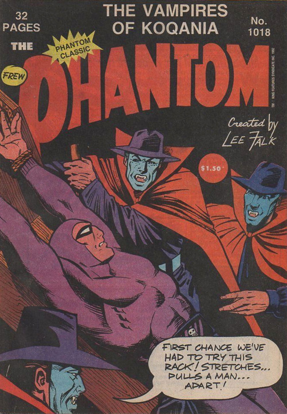 The Phantom (Frew, 1983 series) #1018 (August 1992)