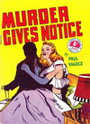 Murder Gives Notice  #30 (April 1951)