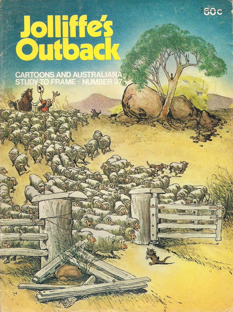 Jolliffe's Outback Cartoons & Australiana (Jolliffe, 1972 series) #97 ([June 1975?])