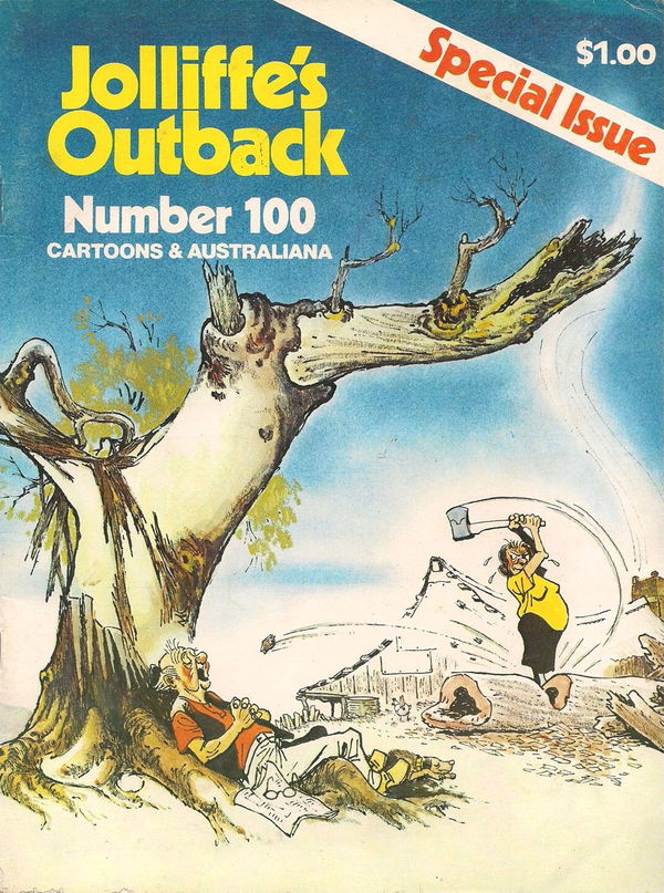 Jolliffe's Outback Cartoons & Australiana (Jolliffe, 1972 series) #100 ([June 1976?])
