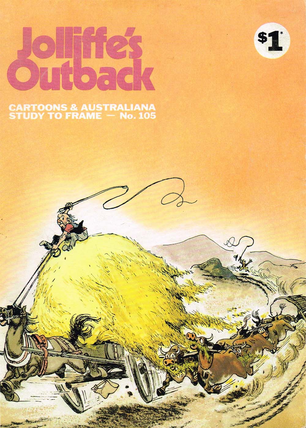 Jolliffe's Outback Cartoons & Australiana (Jolliffe, 1972 series) #105 (February 1978)