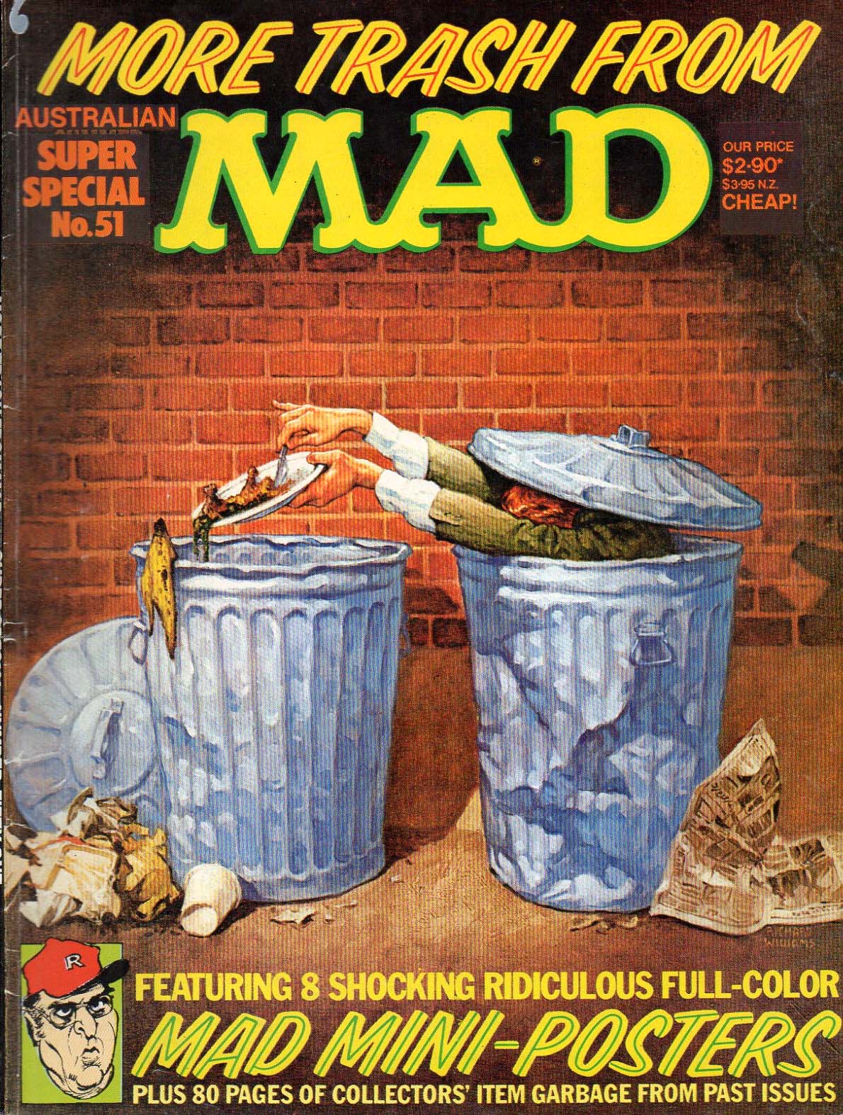 Australian Mad Super Special (Horwitz, 1982 series) #51 — More Trash from Mad ([1985?])