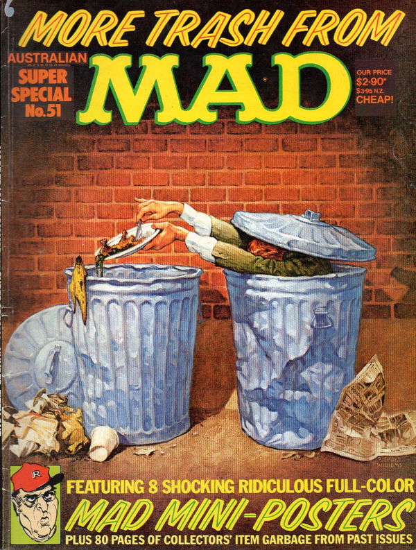 Australian Mad Super Special (Horwitz, 1982 series) #51 ([1985?]) —More Trash from Mad