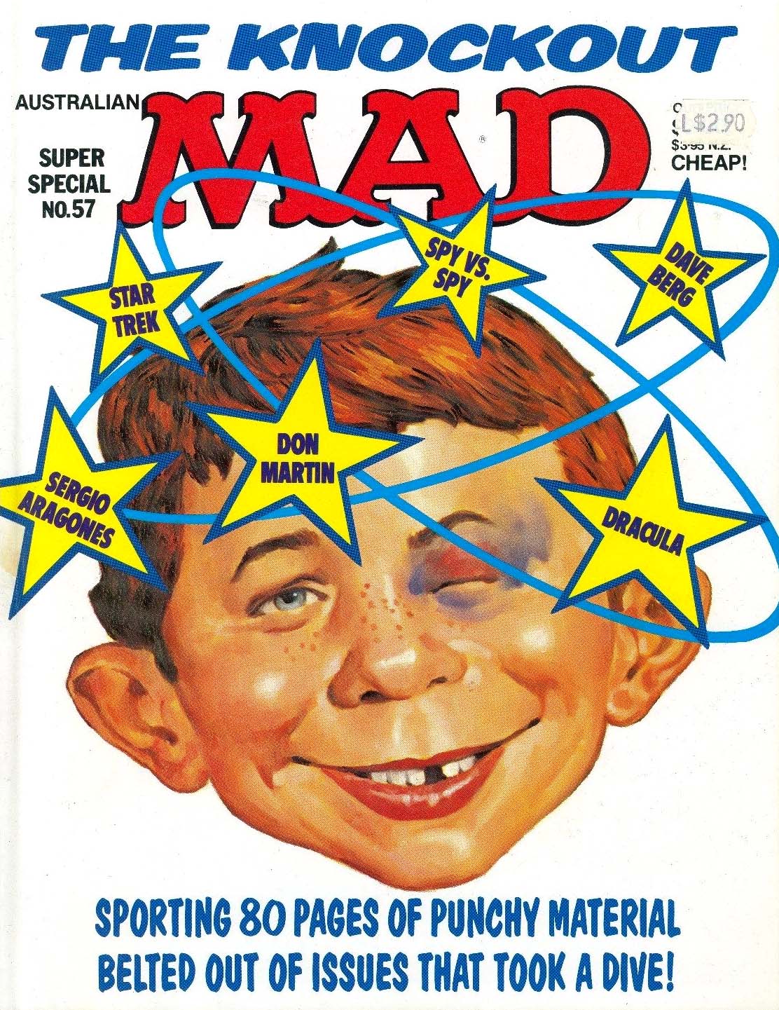 Australian Mad Super Special (Horwitz, 1982 series) #57 — The Knockout Australian Mad ([September 1986?])