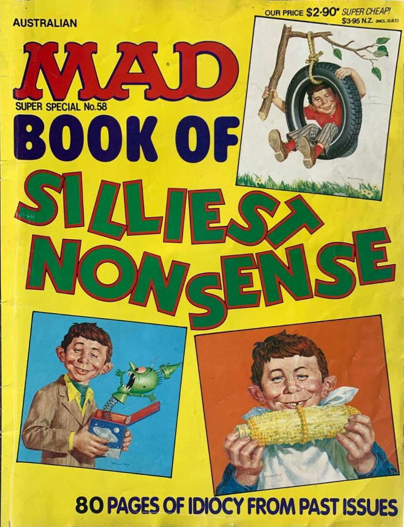 Australian Mad Super Special (Horwitz, 1982 series) #58 — Book of Silliest Nonsense (1986)