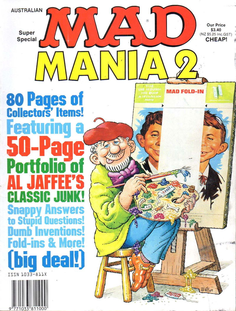 Australian Mad Super Special (Horwitz, 1982 series) #69 — Mad Mania 2 (1989)