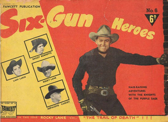 Six-Gun Heroes (Cleland, 1949 series) #6 ([November 1950?])