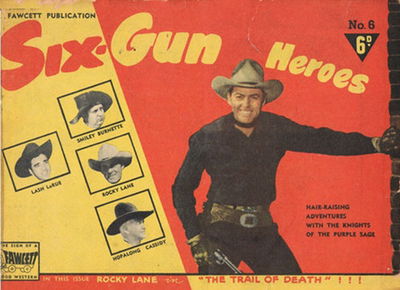 Six-Gun Heroes (Cleland, 1949 series) #6 [November 1950?]