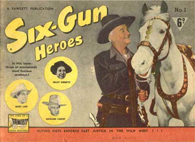 Six-Gun Heroes (Cleland, 1949 series) #1 ([June 1950?])
