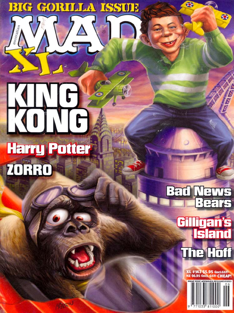 Australian Mad Super Special (Horwitz, 1982 series) #143 — Mad XL (August 2005?)