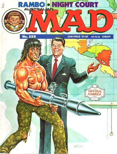 Australian Mad Magazine (Horwitz, 1978 series) #259 1985