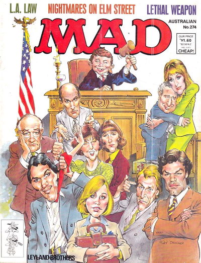 Australian Mad Magazine (Horwitz, 1978 series) #274 [December 1987?]