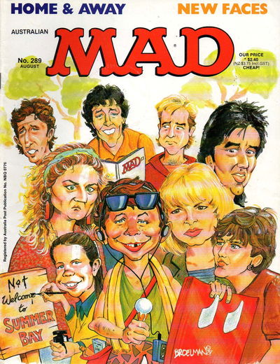 Australian Mad Magazine (Horwitz, 1978 series) #289 August 1989