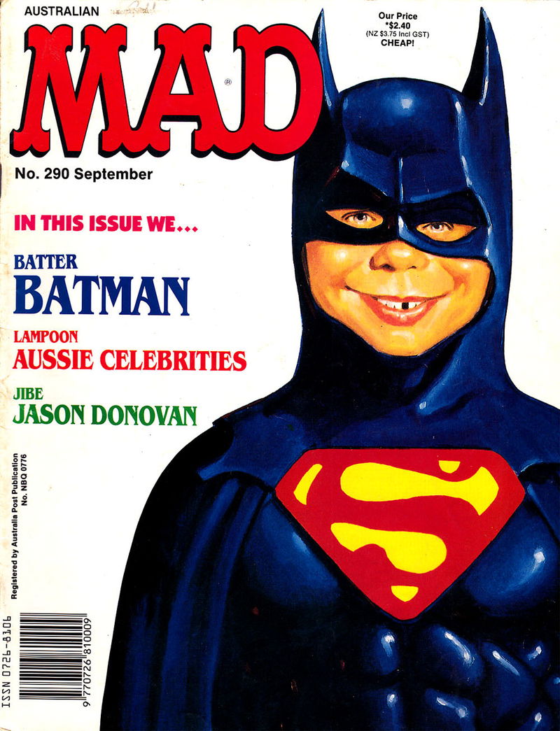 Australian Mad Magazine (Horwitz, 1978 series) #290 (September 1989)