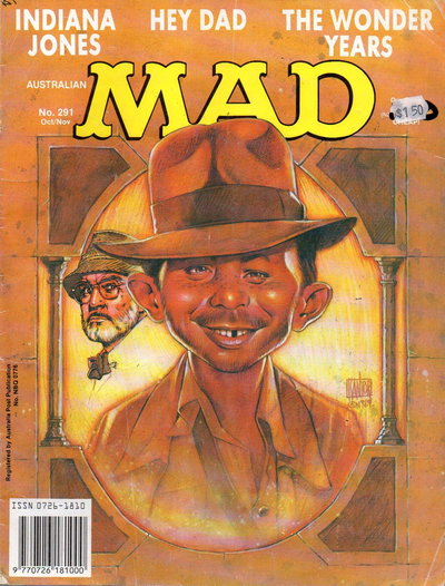 Australian Mad Magazine  #291 (October November 1989)