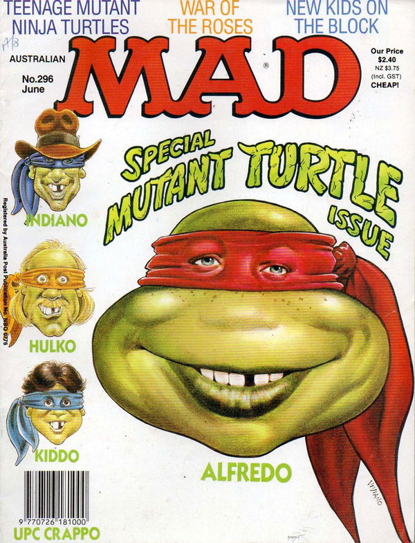 Australian Mad Magazine (Horwitz, 1978 series) #296 (June 1990)